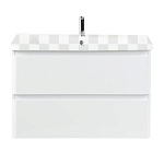 Тумба подвесная BelBagno Albano-CER 80 см Bianco Lucido (Albano-CER-800-2C-SO-BL)