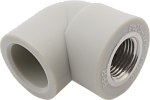 Угольник переходной PP-R 32*1"В FV-Plast (латунь, серый) (AA218032001)