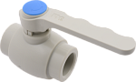 Кран шаровый PP-R 50 мм. FV-Plast (серый) (AA271050000)