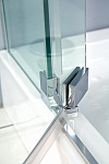 Душевой уголок Cezares Slider 90x90x195 стекло прозрачное, профиль хром (SLIDER-A-2-90/100-C-Cr)