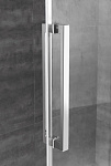 Душевая перегородка Cezares Lux-soft 120x200 стекло прозрачное, профиль хром (LUX-SOFT-W-BF-1-120-C-Cr-IV)