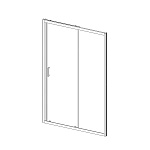 Душевая дверь Vincea Alpha VDS-3AL 1500х1900 стекло прозрачное, профиль хром (VDS-3AL150CL)