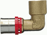 Соединение угловое 20*1/2"В TeRma (пресс, латунь) (02532)