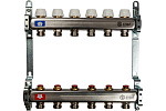Коллекторная группа 6 отводов 1"x3/4"(18)EK без расходомеров Stout (нерж.сталь) (SMS-0922-000006)