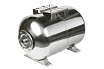 Бак расширительный для систем водоснабжения Unipump 80 л. (горизонтальный, нерж. сталь, мембрана EPDM) (21266)