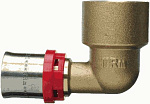 Соединение угловое 20*3/4"В TeRma (пресс, латунь) (02536)