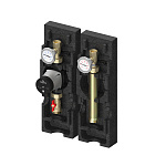 Насосная группа Meibes V-UK 1 1/4" прямая с насосом Grundfos UPM3 Hybrid 32-70 (подача слева) (M66814.36)