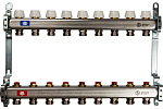 Коллекторная группа 9 отводов 1"x3/4"(18)EK без расходомеров Stout (нерж.сталь) (SMS-0922-000009)