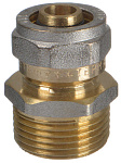 Соединение прямое 16*3/4"Н TeRma (обжим) (01013)