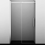 Душевая дверь WasserKraft Alme 140*200 стекло прозрачное, профиль хром (15R31)