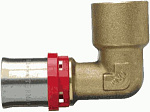 Соединение угловое 20*1/2"В TeRma (пресс, латунь) (02532)