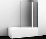 Шторка на ванну WasserKRAFT Berkel 48P02-110R Matt glass Fixed 110х140 стекло матовое