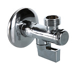 Кран угловой 1/2"Нх10 шаровый Valtec с чашкой и фильтром (обжим) VT.282.N.0410