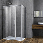 Душевой уголок Vincea Soft VSR-3SO 1500х900x1950 стекло прозрачное, профиль хром (VSR-3SO9015CL)