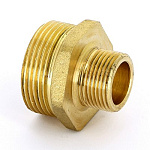 Ниппель переходной 1/2"х1" Uni-Fitt (латунь) 600G4200