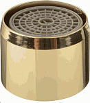 Аэратор Melodia М22x1 латунный, вн.рез., пласт.сетка, золото (MKP20530N / (MKP20530WC)