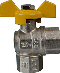 Кран газовый угловой 1/2" ВВ шаровый TeRma-R (бабочка) (30570)