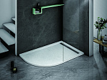 Душевой поддон из искусственного мрамора Cezares 100x80x3 белый (TRAY-AS-RH-100/80-3-W-R)