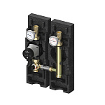 Насосная группа Meibes V-MK 1" смесительная с насосом Grundfos UPM3 Hybrid 25-70 (подача слева) (M66833.36)