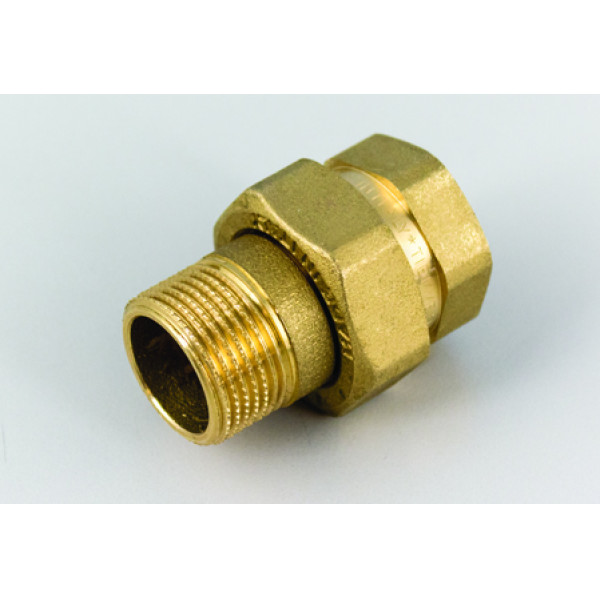 Сгон прямой (американка) 1 1/4" ВН с плоской прокладкой Tiemme (латунь) (1500320 / 1555G000707CP) Сгон прямой (американка) 1 1/4" ВН с плоской прокладкой Tiemme (латунь) (1500320 / 1555G000707CP)