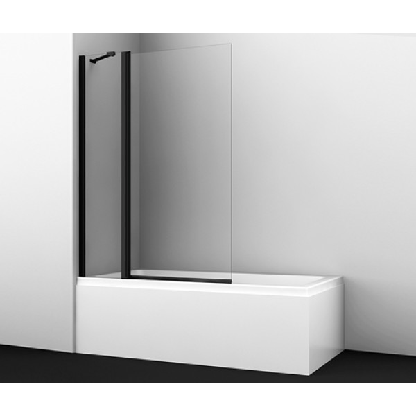 Шторка на ванну WasserKRAFT Berkel 48P02-110BLACK Fixed 110х140 стекло прозрачное Шторка на ванну WasserKRAFT Berkel 48P02-110BLACK Fixed 110х140 стекло прозрачное